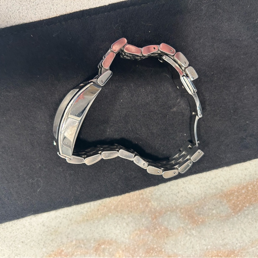 Michele Urban Mini silver watch. Battery needs replacing-works great. - Picture 5 of 7
